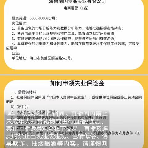 "春风送岗促就业真情相助暖民心"一2026年美兰区大致坡镇春风行动暨就业援助月岗位线上推介会（第三期）