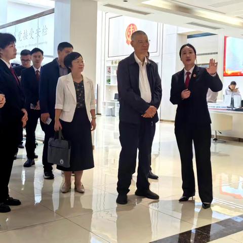 蒋明清主席到市法院调研法治建设工作和走访政协委员