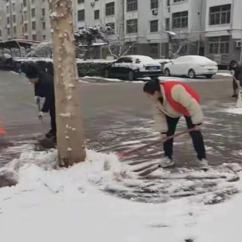 后屯社区：“解民忧,清积雪,保障出行暖人心”