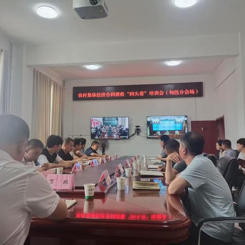 兴平市全省农村集体经济合同清收“回头看”视频培训会议