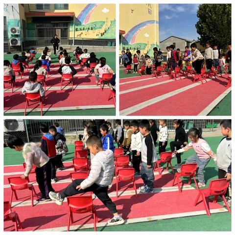 琉璃寺镇中心幼儿园大一班健康领域体育活动《秋收乐》