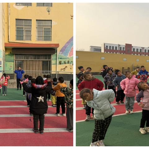 琉璃寺镇中心幼儿园大一班健康领域体育活动《蜘蛛搬家》