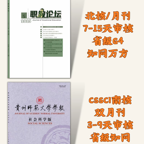 核心期刊合集！北核+CSSCI，后悔没早点发现！