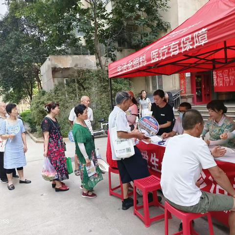 义诊进小区 健康伴您行——北沙社区联合西安碑林康福得护理院开展义诊活动