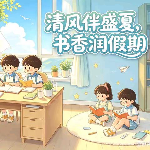 清风伴盛夏，书香润假期