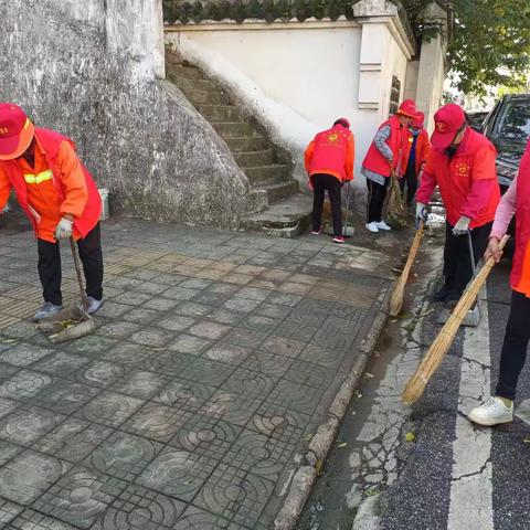 长轩岭街周末打扫除