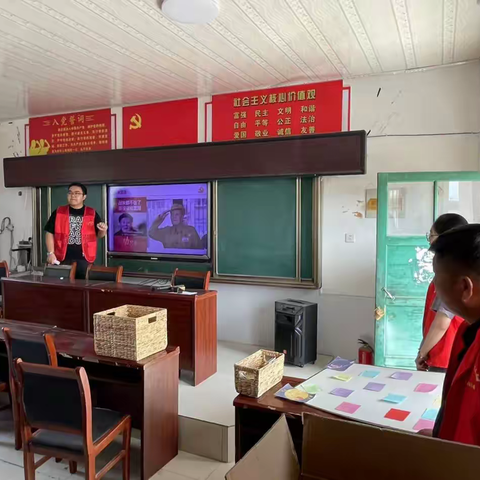 魏湾镇开展“国防教育”主题教育进校园活动