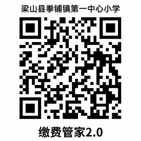 梁山县拳铺镇第一中心小学餐费缴纳流程