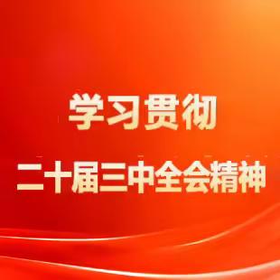 【党建宣传专栏（一）】二十届三中全会精神权威解读来了