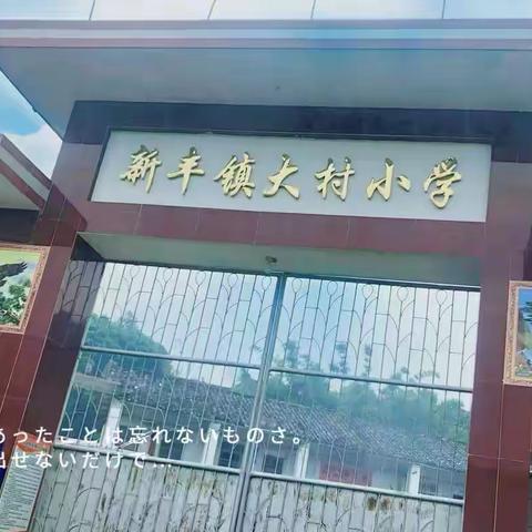 新丰镇大村小学——创清廉安全学校，家校共育待成长