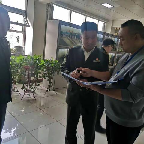 交建中心稽查大队一行到馆陶站进行督导检查
