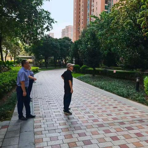 马尾区住建局开展2025年国庆中秋节前物业住宅小区安全检查工作