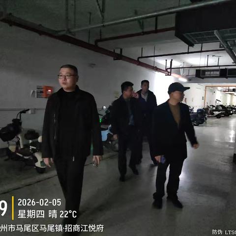 马尾区住建局开展春节前物业住宅小区安全检查工作