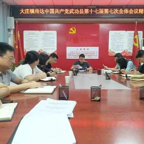 扎实做好近期信访工作，筑牢平安稳定防线 ——大庄镇传达县委专题会议精神