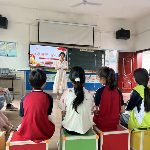 【课题动态11】红歌嘹亮 童心向党——排上镇上珠小学红歌大赛活动