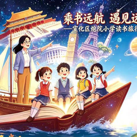 【抓改革 求突破 争一流 当冠军】乘书远航 遇见远方——宣化区炮院小学读书旅行分享会
