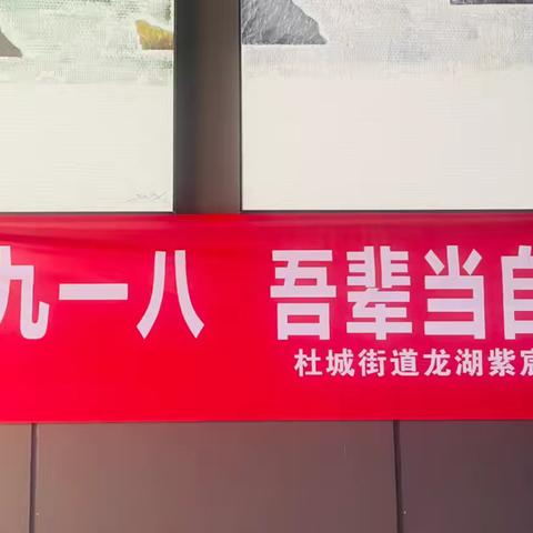 勿忘历史，强国需强基一龙湖紫宸社区开展纪念九一八系列活动