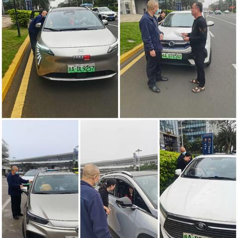 交通支队开展美兰机场网约车专项检查