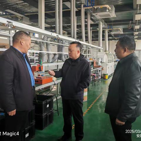 林州市纪委常务葛书记莅临社书电子厂、香菇大棚指导工作