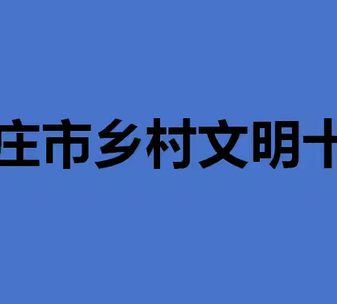 宣传石家庄市乡村文明十条——大谈社区新时代文明实践站