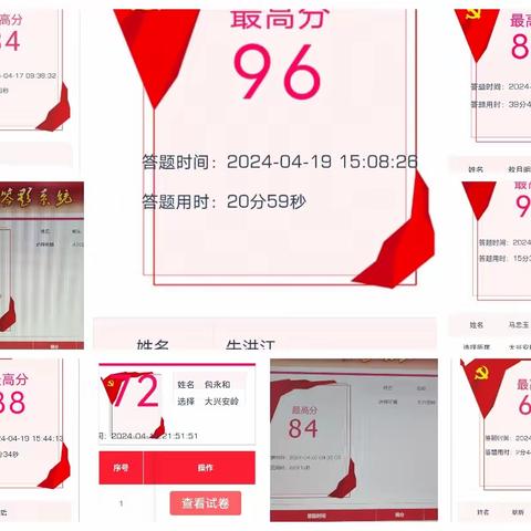 黑龙江洪浩律师事务所联合支部 认真组织党员开展网上答题活动