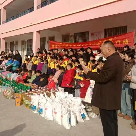 “关爱留守儿童 让爱不在孤单” 海洋少儿播音主持 2025年暖冬行动 ﻿在界河镇后枣小学圆满举行