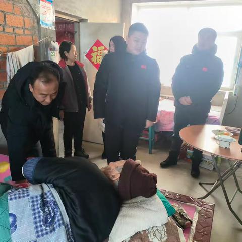 春节慰问暖人心 “百局联百村”助力精准脱贫