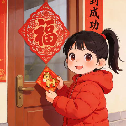 小骏马寻味记红领巾实践活动：“小马识途”听年味故事 —延职附小二（2）第八小组