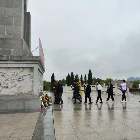 梨花风起正清明，祭奠英烈我在行