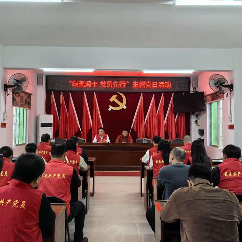 “绿美海丰 党员先行”主题党日活动