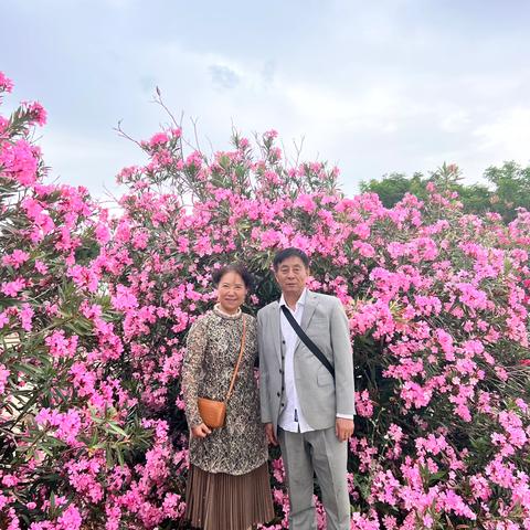 王家太鞠秀云夫妻44年夫妻合照拍摄的照片
