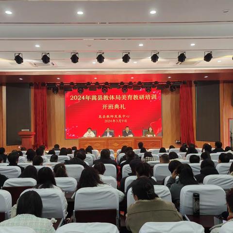 2024年嵩县教体局美育教研培训