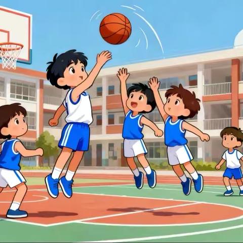 【建设路小学·校园动态】篮聚热爱，谊满赛场！我校与西北二棉学校六年级篮球友谊赛纪实