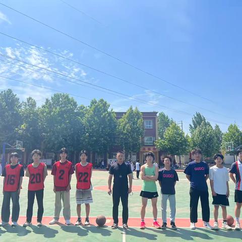 鸦岭一中激情飞扬 喜迎六一篮球赛