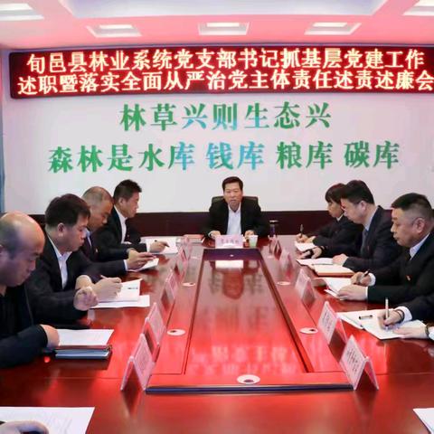 旬邑县林业系统召开2025年度党支部书记抓基层党建述职暨述责述廉工作会