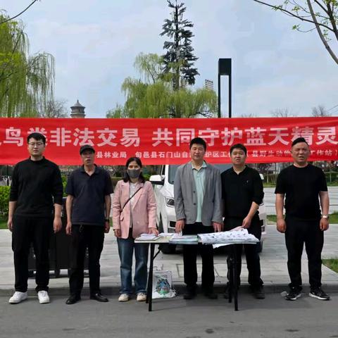 拒绝鸟类非法交易 共同守护蓝天精灵 ——旬邑县开展第45届 “爱鸟周”﻿ 宣传活动