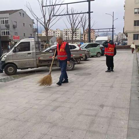 东洲村迎春大扫除