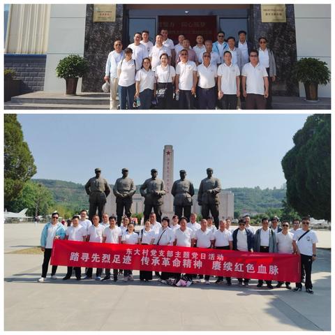 东大村党支部主题党日活动