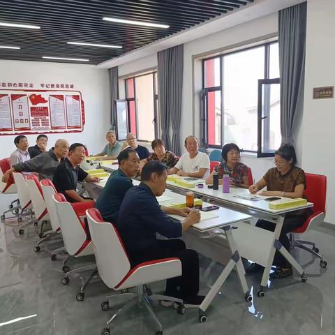 翼城县老年书画研究会党支部召开第一次主题党日活动