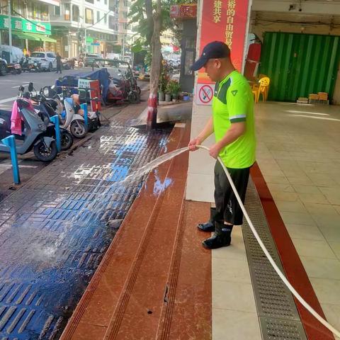 回辉文明市场针对登革热病毒9.18日打扫
