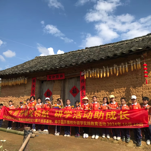 书本在脚下，眼底存山河——南丹县第四小学四（4）班“茶园慢步行·探趣柿子园”研学活动小纪