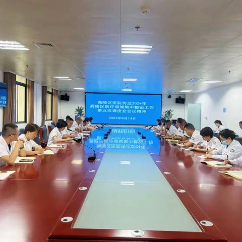 西安市高陵区医院召开医疗领域集中整治工作调度会