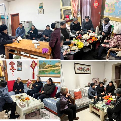 福满新春，情暖桑榆—高陵区医院退休支部开展春节走访慰问老党员活动
