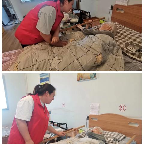 网格员关怀卧床梁奶奶