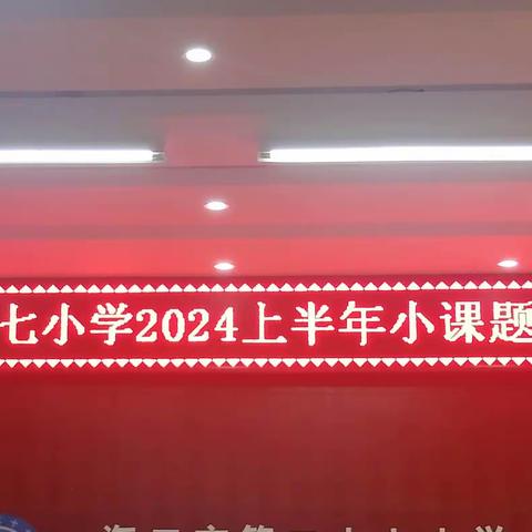 海口市第二十七小学2024上半年小课题成果汇报会之王海红课题汇报