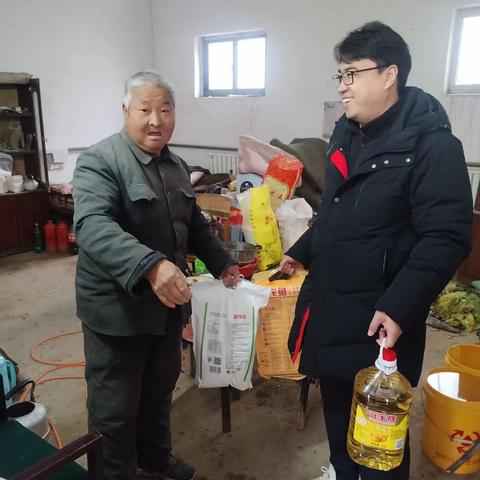 市中心医院驻肥乡区后营村工作队开展2024年春节“送温暖、献爱心”活动