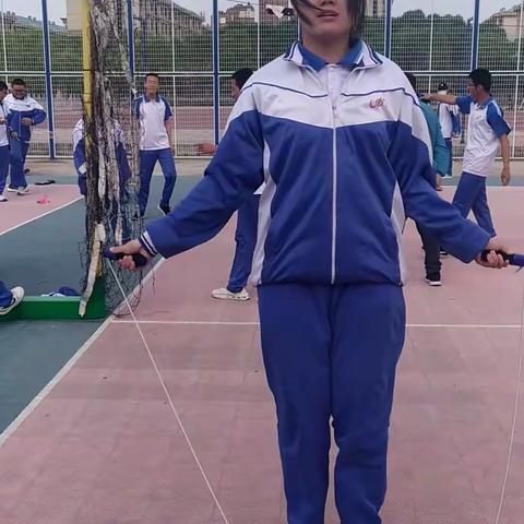 运动展风采 青春正当时—北安三中踢毽子、跳绳比赛