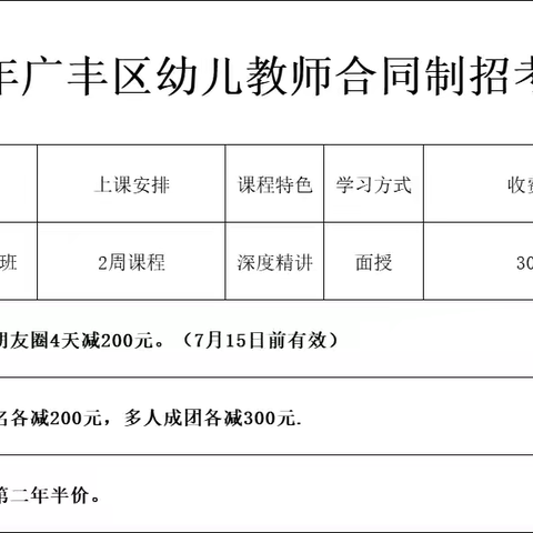 广丰公办幼师及保育员24年招考培训开始啦！