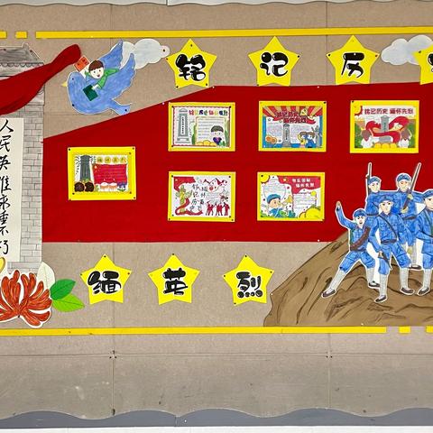 《铭记历史 缅怀英烈》——上饶市逸夫小学四年级班级文化评比活动