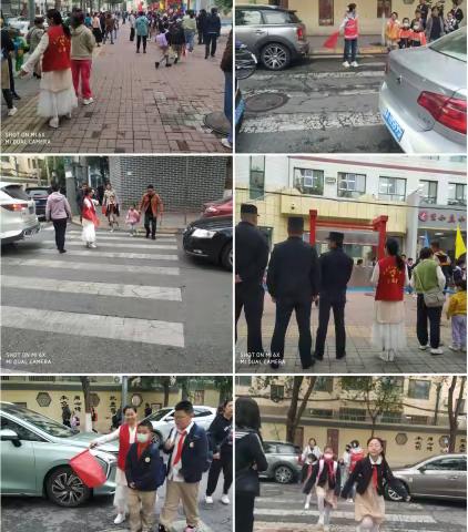 站好“护学岗”   撑起“平安伞”
